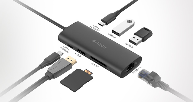 DST-80C: 8-in-1 Docking Station