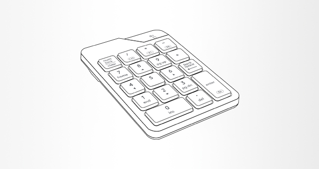 FBK21C: 18 Low-profile Keys