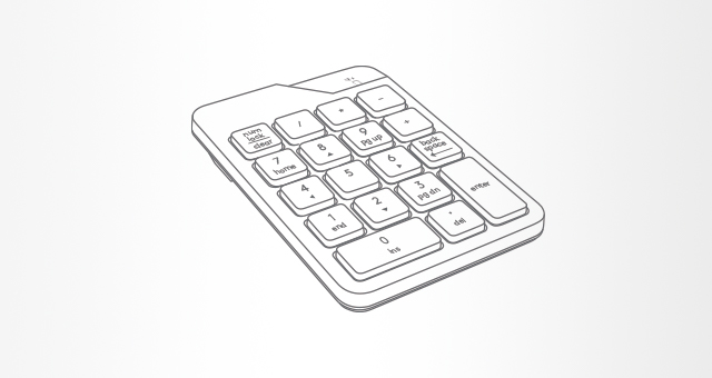 FGK21C: 18 Low-profile Keys