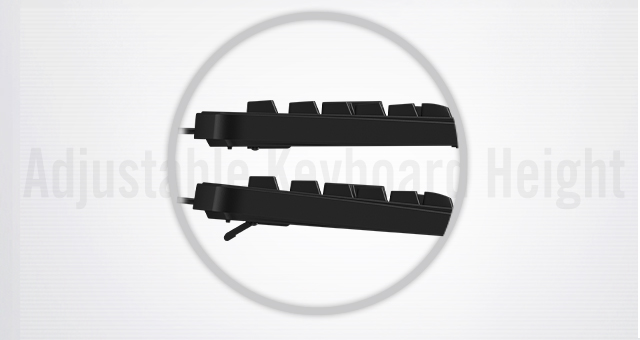 KR-8355S: Adjustable Keyboard Height