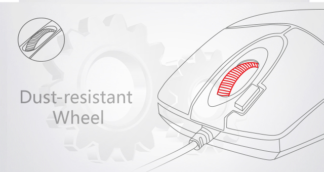 OP-730D: Dust-resistant scroll wheel