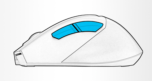 FG45CS Air2: Thumb-side navigation buttons