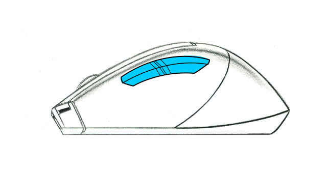 FB35S: Thumb-side navigation buttons