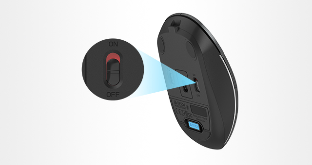 FB26CS Air2: On/off power switch