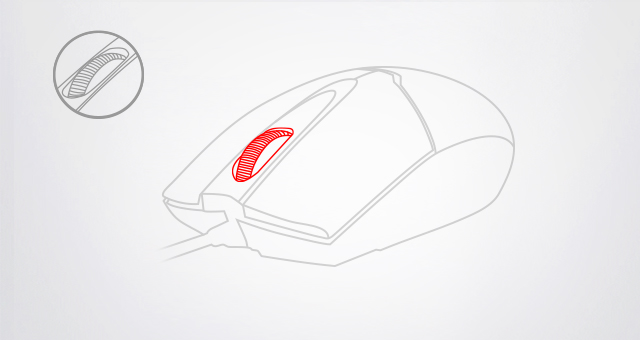 OP-550S: Dust-resistant scroll wheel