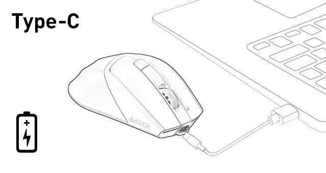 FG45CS Air2: USB Type-C rechargeable design