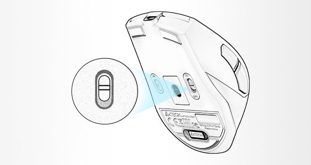 FB45CS Air2: On/off power switch