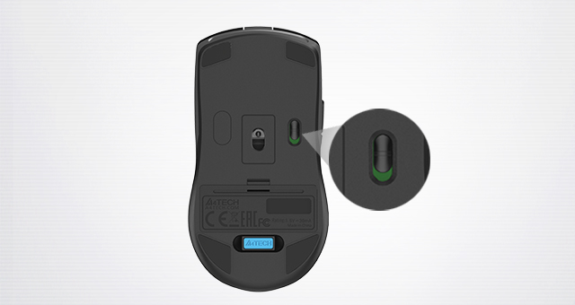 FG50S Plus: On/off power switch