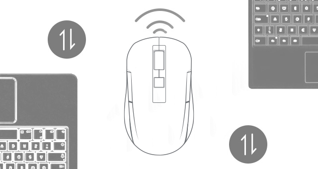 FB26CS Air2: Switch between three paired devices