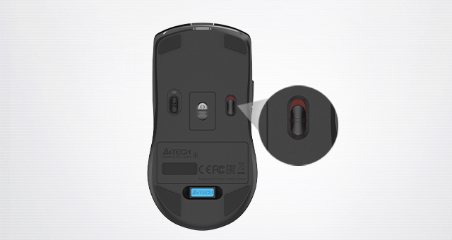 FB50C Plus: On/off power switch