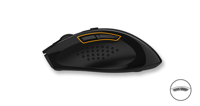 G7-810S Air2: Thumb-side navigation buttons