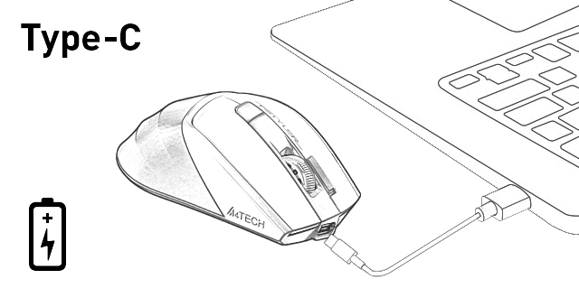 FB45CS Air2: USB Type-C rechargeable design