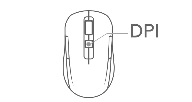 FB26CS Air2: Four adjustable DPI levels