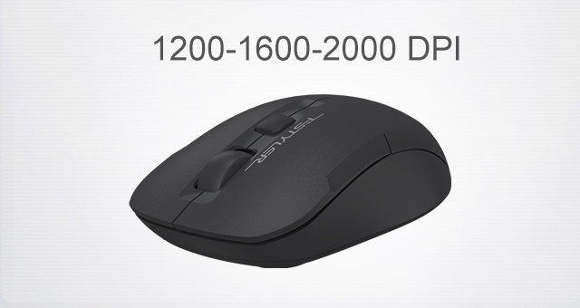 FG16S: Three adjustable DPI levels